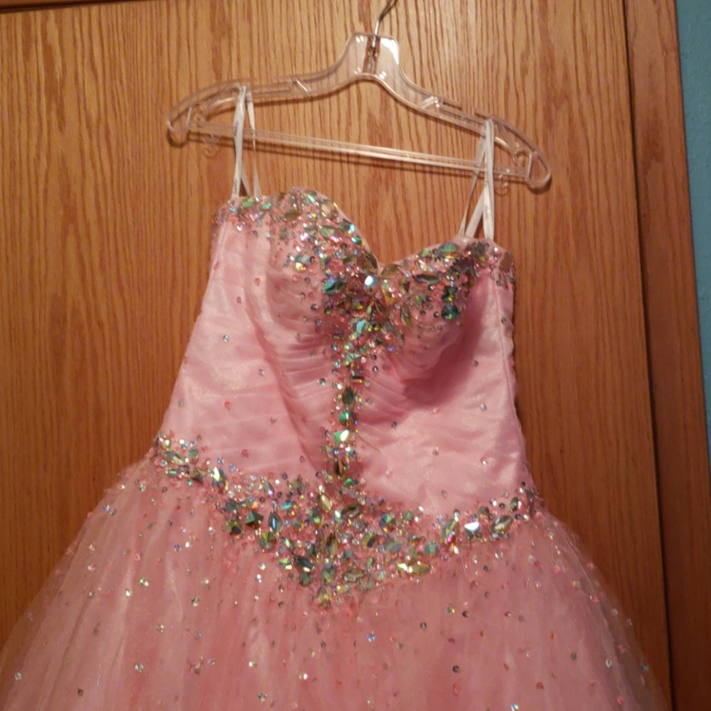 Prom dress pink